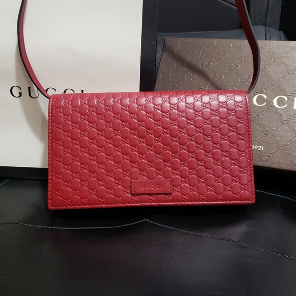 6️⃣0️⃣0️⃣Auth Microguccisima wallet ×body w box - Picture 5 of 16